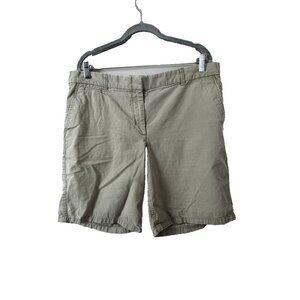 Gap Y2K Vintage Vibes Boyfriend Khaki Shorts Sz 12 Preppy Utility Coastal Beachy